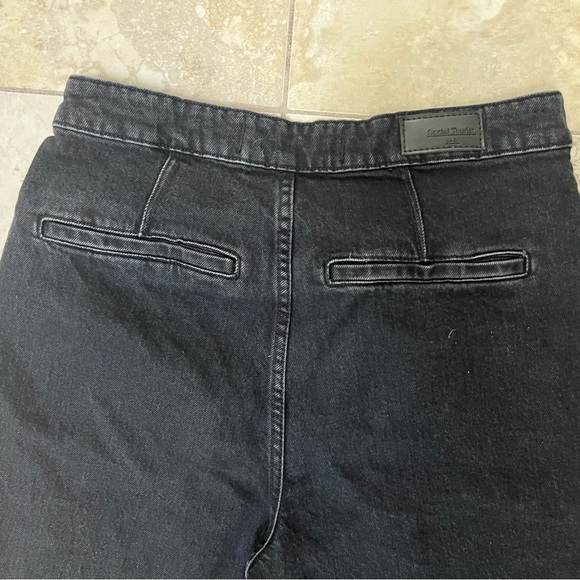 Social Tourist Black Wide Leg Jeans for Women - Picture 7 of 12